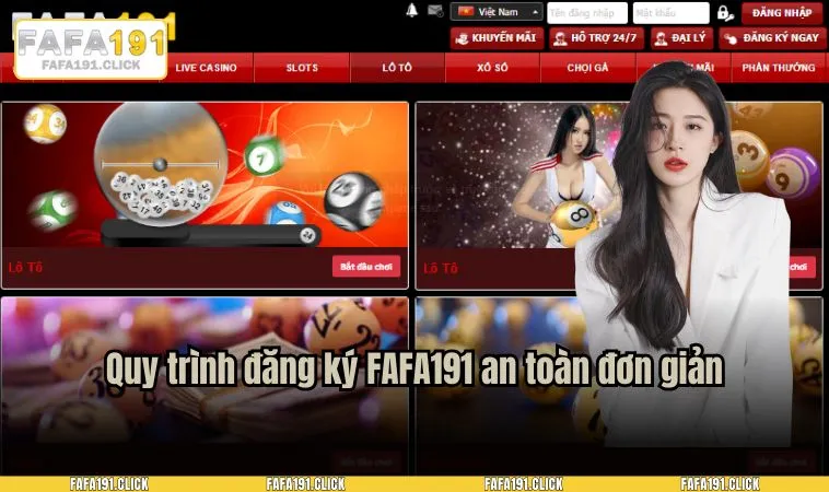 Quy trình đăng ký FAFA191 an toàn đơn giản